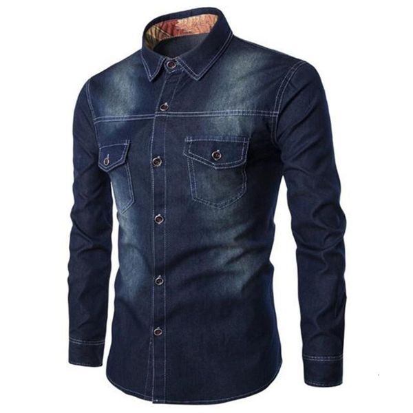 men's casual shirts 6xl big size male denim shirt europe man fashion streetwear handsome boys club clothing classic blue men slim jdvy, White;black
men's casual shirts 6xl big size male denim shirt europe man fashion streetwear handsome boys club clothing classic blue men slim jdvy, White;black