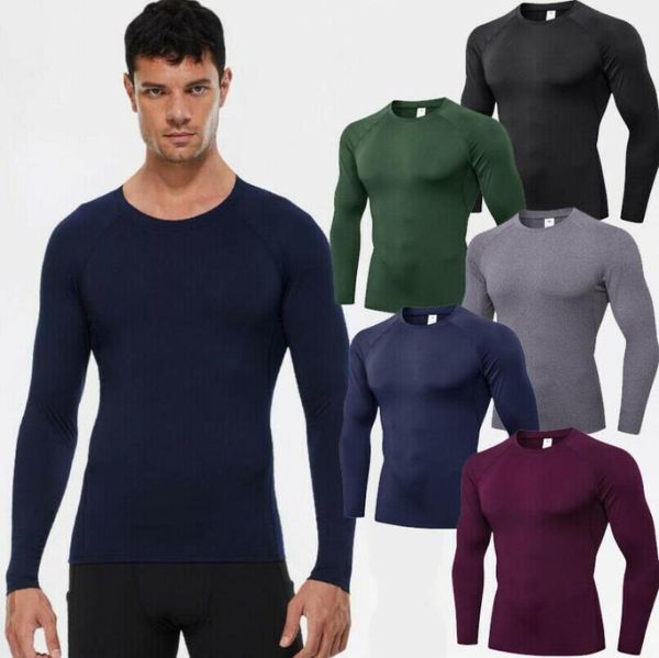 sports shirt men's long sleeve gym workout fitness tshirt compression slim fit running jogging tshirts base layer quick dry jerseys, Black;blue
sports shirt men's long sleeve gym workout fitness tshirt compression slim fit running jogging tshirts base layer quick dry jerseys, Black;blue