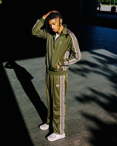 men's pants high-quality ribbon butterfly embroidery awge army green needles sweatpants joggers striped men women 1:1 trousers, Black
men's pants high-quality ribbon butterfly embroidery awge army green needles sweatpants joggers striped men women 1:1 trousers, Black