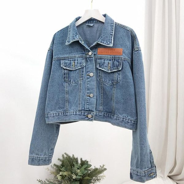 paris girl 2021 autumn women solid jeans jacket long sleeve lapel short denim coat female spring casual lady chaquetas jaqueta women's, Black;brown
paris girl 2021 autumn women solid jeans jacket long sleeve lapel short denim coat female spring casual lady chaquetas jaqueta women's, Black;brown