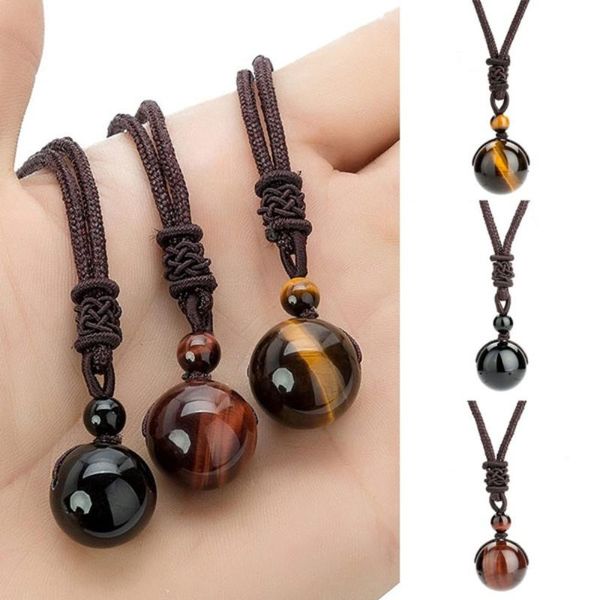 pendant necklaces nature tiger eye stone pendants for men natural beads weave women fashion rope chain jewelry, Silver
pendant necklaces nature tiger eye stone pendants for men natural beads weave women fashion rope chain jewelry, Silver