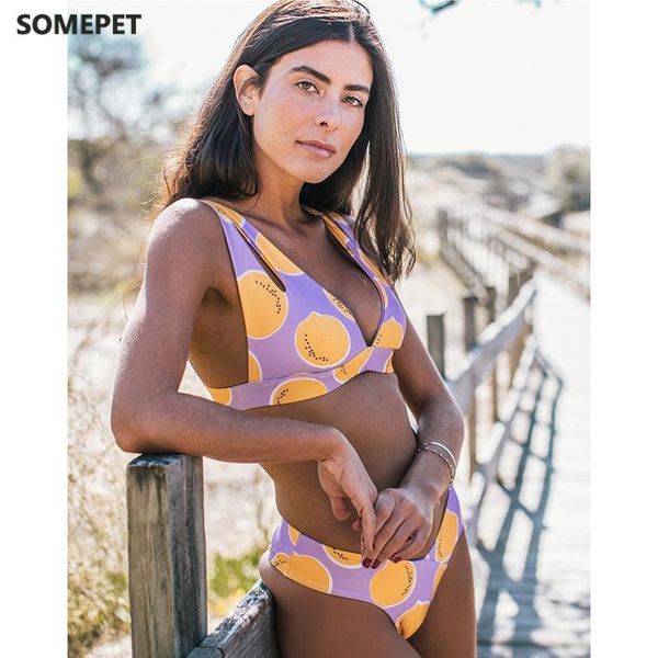 women's swimwear 2021 brazilian bikini women halter push up set swimsuit female lemon print bandage biquini bathing suit xl, White;black
women's swimwear 2021 brazilian bikini women halter push up set swimsuit female lemon print bandage biquini bathing suit xl, White;black