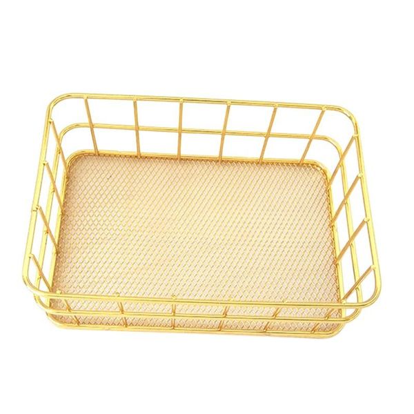 golden iron art stationery small net-bottom storage basket desk pen cosmetics finishing baskets
golden iron art stationery small net-bottom storage basket desk pen cosmetics finishing baskets