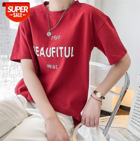li zhiqi letter print t-shirt short sleeve round neck loose korean red fashion thin 110387 #1j7i, Black;gray
li zhiqi letter print t-shirt short sleeve round neck loose korean red fashion thin 110387 #1j7i, Black;gray