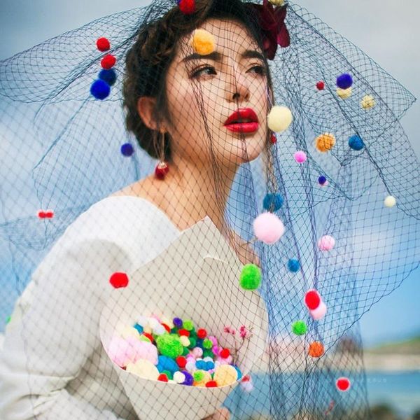 bridal veils black wedding hard yarn puffy veil accessories vintage for bride cosplay costume hair
bridal veils black wedding hard yarn puffy veil accessories vintage for bride cosplay costume hair