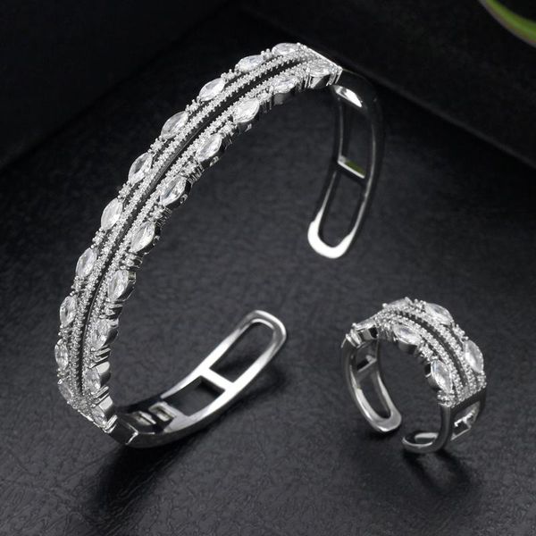 earrings & necklace arrivals lady bangle ring set cubic zirconia year gift dubai bridal wedding jewelry accessory, Silver
earrings & necklace arrivals lady bangle ring set cubic zirconia year gift dubai bridal wedding jewelry accessory, Silver
