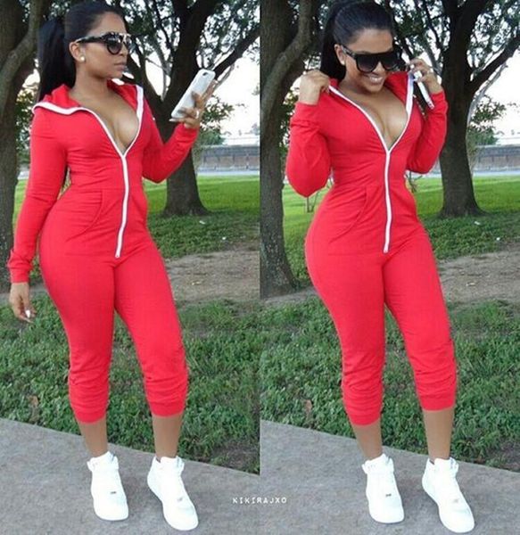 women's jumpsuits & rompers ahvit hooded casual bodysuit front zipper long sleeve skinny bright red color pockets sportswear romper lm9, Black;white
women's jumpsuits & rompers ahvit hooded casual bodysuit front zipper long sleeve skinny bright red color pockets sportswear romper lm9, Black;white
