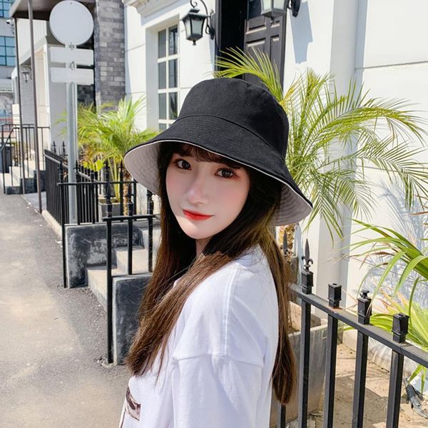 wide brim hats double-sided wear women bucket hat foldable wide-brim panama beach outdoor anti-uv dome casual cotton solid color sun, Blue;gray
wide brim hats double-sided wear women bucket hat foldable wide-brim panama beach outdoor anti-uv dome casual cotton solid color sun, Blue;gray