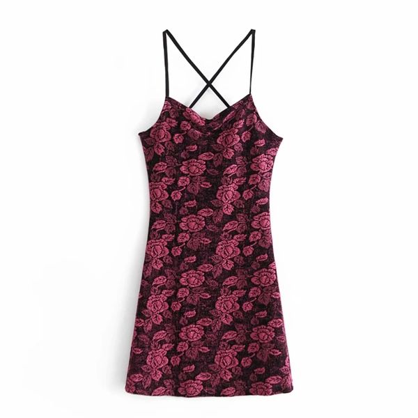 spring fashion women flower jacquard backless suspender mini dress female sleeveless clothes casual lady slim vestido d7236 210430, Black;gray
spring fashion women flower jacquard backless suspender mini dress female sleeveless clothes casual lady slim vestido d7236 210430, Black;gray