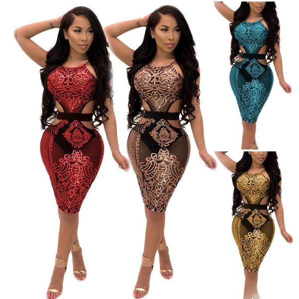 women halter neck sequin bodycon dress summer glam sleeveless cut out sequins nightclub party casual dresses, Black;gray
women halter neck sequin bodycon dress summer glam sleeveless cut out sequins nightclub party casual dresses, Black;gray