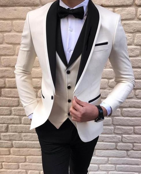white tuxedo mens suits 3 piece black shawl lapel casual blue tuxedos for wedding groomsmen men 2021 (blazer+vest+pant) men's & blazers, White;black
white tuxedo mens suits 3 piece black shawl lapel casual blue tuxedos for wedding groomsmen men 2021 (blazer+vest+pant) men's & blazers, White;black