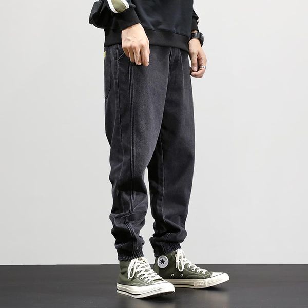 men's jeans fashion streetwear men loose fit denim cargo pants hip hop joggers thick velvet winter warm homme, Blue
men's jeans fashion streetwear men loose fit denim cargo pants hip hop joggers thick velvet winter warm homme, Blue