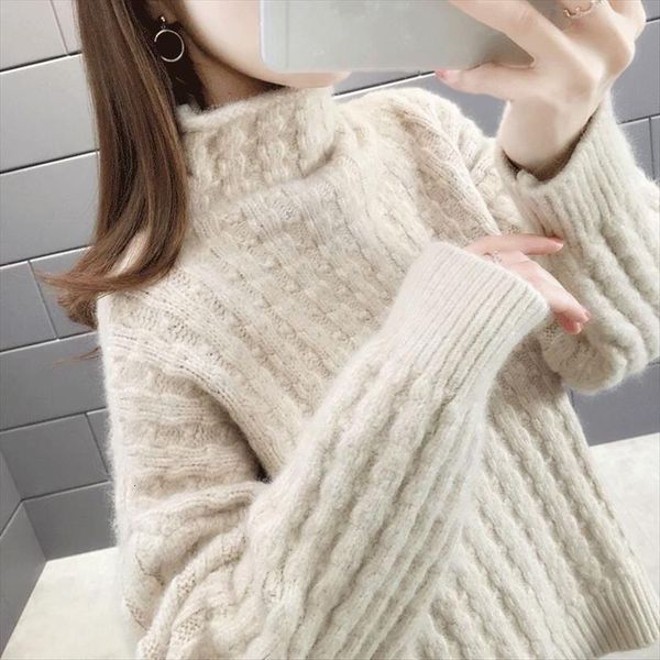 woman autumn winter turtleneck pullover womens sweater knitwear thick femme chandails pull hiver, White;black
woman autumn winter turtleneck pullover womens sweater knitwear thick femme chandails pull hiver, White;black
