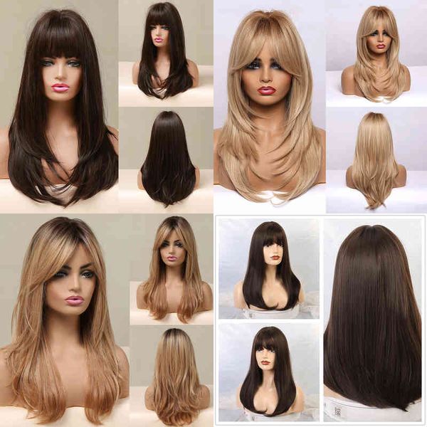 hair alan long natural wave for women ombre black brown golden blonde synthetic with bangs cosplay heat resistant 220301
hair alan long natural wave for women ombre black brown golden blonde synthetic with bangs cosplay heat resistant 220301