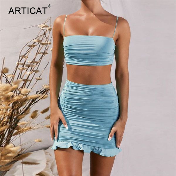 women bodycon 2 piece dress set ruffles spaghetti strap crop summer mini skirts suits fashion solid outfitshigh quality, Black;gray
women bodycon 2 piece dress set ruffles spaghetti strap crop summer mini skirts suits fashion solid outfitshigh quality, Black;gray