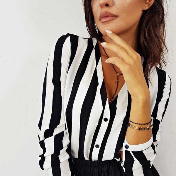 summer striped fashion and womens shirt elegant v neck loose harajuku ladies tunic vintage camisa feminina, White
summer striped fashion and womens shirt elegant v neck loose harajuku ladies tunic vintage camisa feminina, White