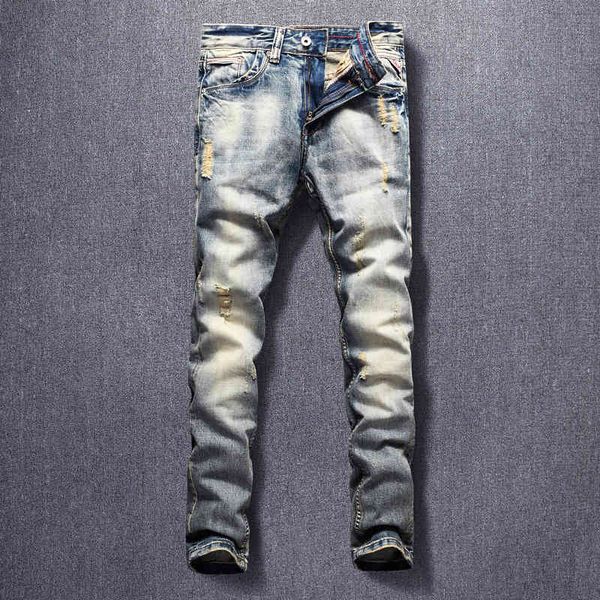 jeans italian style fashion men jeans slim fit ripped hip hop denim trousers retro wash vintage designer long pants homme, Blue
jeans italian style fashion men jeans slim fit ripped hip hop denim trousers retro wash vintage designer long pants homme, Blue