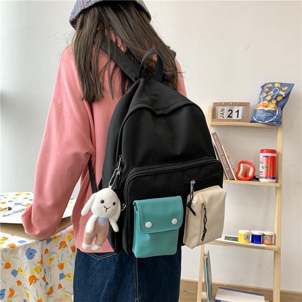 backpack female 2021 campus fashion college shoulder bag large capacity casual school for girls and boys
backpack female 2021 campus fashion college shoulder bag large capacity casual school for girls and boys