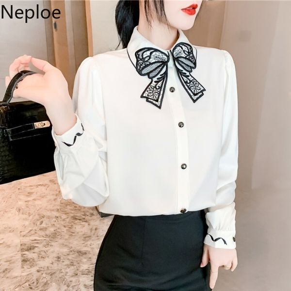 neploe vintage chic blouses women embroidery butterfly shirt temperament chiffon blouse office lady elegant white femme 210422
neploe vintage chic blouses women embroidery butterfly shirt temperament chiffon blouse office lady elegant white femme 210422