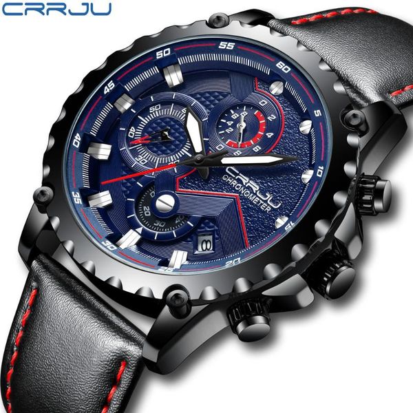 wristwatches fashion sports quartz men watches crrju relogio masculino clock mens military leather waterproof watch, Slivery;brown
wristwatches fashion sports quartz men watches crrju relogio masculino clock mens military leather waterproof watch, Slivery;brown