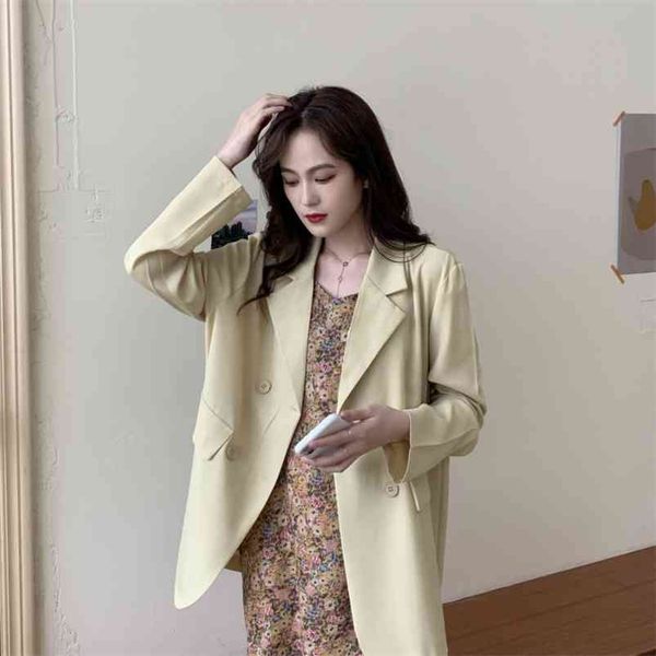 women's spring and autumn thin jacket korean version loose wild long-sleeved sunscreen casual suit female gx248 210507, White;black
women's spring and autumn thin jacket korean version loose wild long-sleeved sunscreen casual suit female gx248 210507, White;black