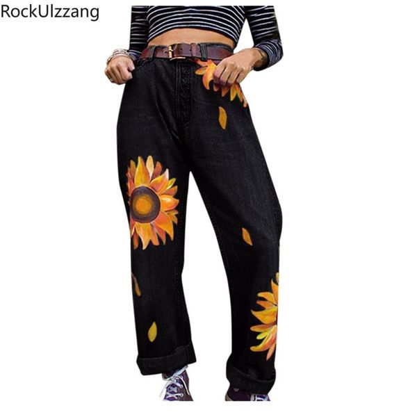 women's pants & capris streetwear plus size fashion sunflower floral print women korean high waist summer jeans trouser cute denim pant, Black;white
women's pants & capris streetwear plus size fashion sunflower floral print women korean high waist summer jeans trouser cute denim pant, Black;white