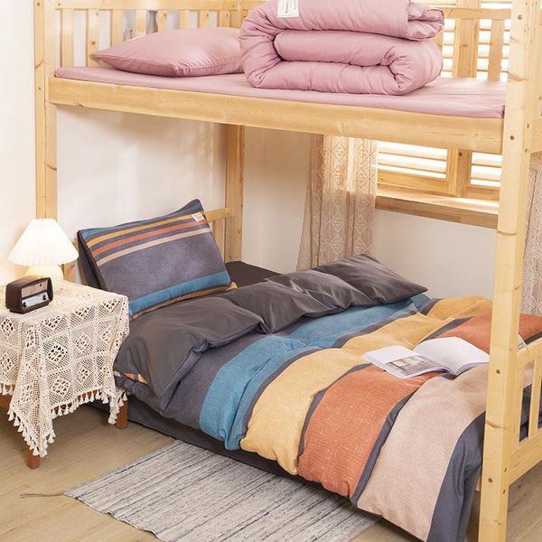 bedding sets student dormitory staff cotton three piece single bed sheet pillow case quilt cover ins style
bedding sets student dormitory staff cotton three piece single bed sheet pillow case quilt cover ins style