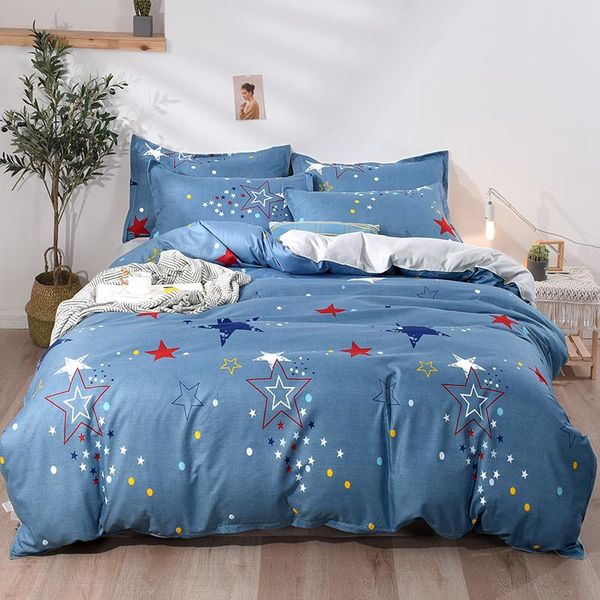 bedding sets shining blue stars youthful style home textile duvet cover bed sheet pillow case single double king for set
bedding sets shining blue stars youthful style home textile duvet cover bed sheet pillow case single double king for set