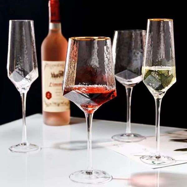 nordic retro hammered glass red wine creative goblet phnom penh champagne home decoration diamond glasses
nordic retro hammered glass red wine creative goblet phnom penh champagne home decoration diamond glasses