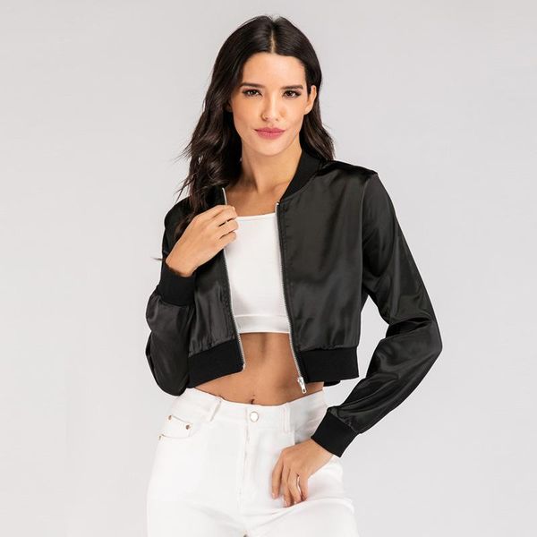 women's jackets 2021 jacket women korean street punk leather coat ladies big pocket zipper pink female pvc outwear, Black;brown 
women's jackets 2021 jacket women korean street punk leather coat ladies big pocket zipper pink female pvc outwear, Black;brown