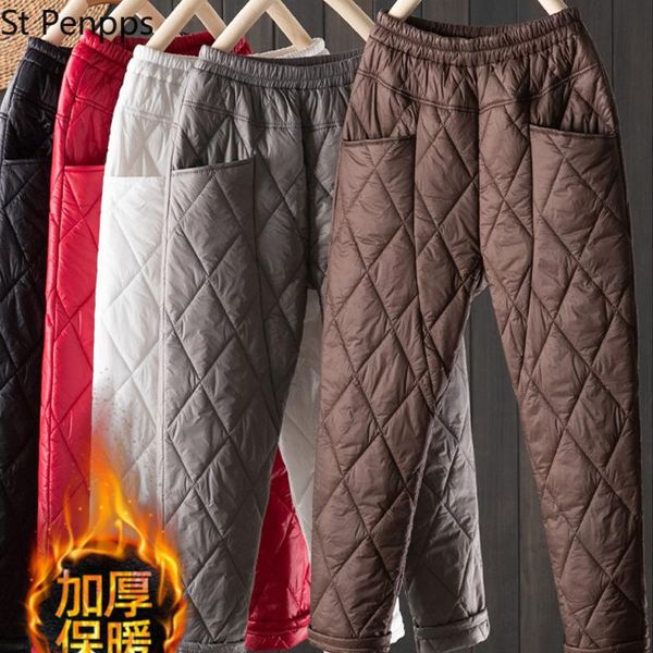 women's pants & capris women winter thick solid warm harem casual mom plaid trousers female plus size elastic high waist sweatpants, Black;white
women's pants & capris women winter thick solid warm harem casual mom plaid trousers female plus size elastic high waist sweatpants, Black;white