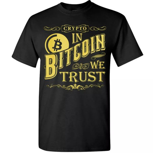 in bitcoin we trust t-shirt funny crypto money currency btc coin tee gifts, White;black
in bitcoin we trust t-shirt funny crypto money currency btc coin tee gifts, White;black