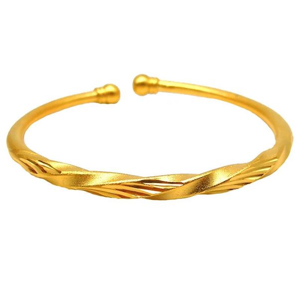 link, chain 24k gold spiral twist charm bracelets for women men 2021 fashion punk wedding couple bangle jewelry pulseira masculina, Black
link, chain 24k gold spiral twist charm bracelets for women men 2021 fashion punk wedding couple bangle jewelry pulseira masculina, Black