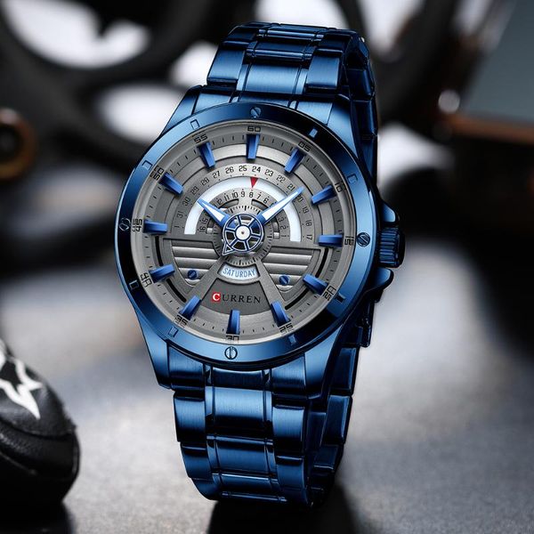 wristwatches curren quartz watch for men stainless steel dress watchs formal occasion men`s wrist bussiness latest design big dial, Slivery;brown
wristwatches curren quartz watch for men stainless steel dress watchs formal occasion men`s wrist bussiness latest design big dial, Slivery;brown