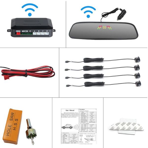 car rear view cameras& parking sensors sensor wireless connection parktronic rearview mirror led display reversing radar buzzer alert
car rear view cameras& parking sensors sensor wireless connection parktronic rearview mirror led display reversing radar buzzer alert