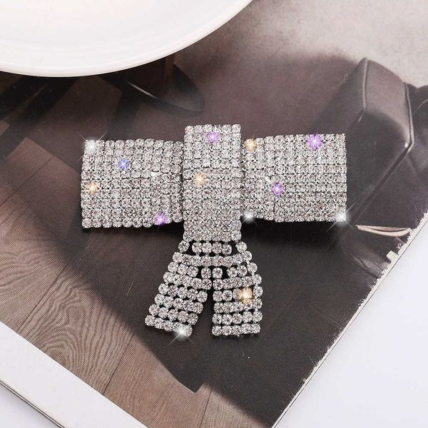 fashion women's hairpin full diamond bow hairpin personality diamond edge clip duckbill clip women's fashion, Golden;silver
fashion women's hairpin full diamond bow hairpin personality diamond edge clip duckbill clip women's fashion, Golden;silver