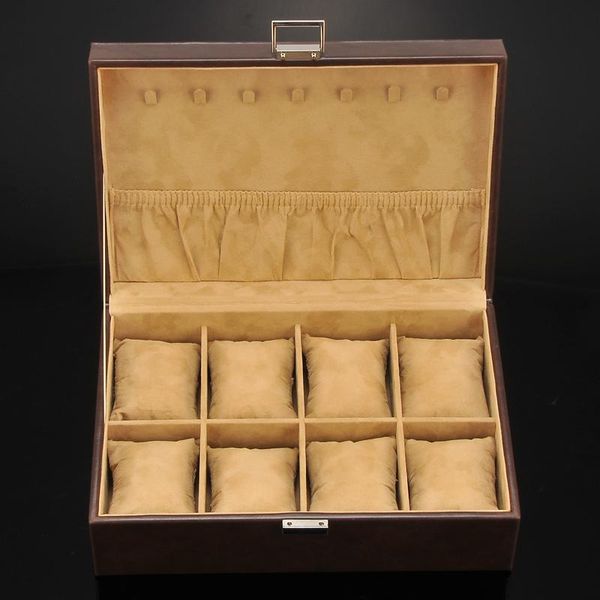 watch boxes & cases men home brown color 8 slots fashion wooden box organizer storage 200910-07, Black;blue
watch boxes & cases men home brown color 8 slots fashion wooden box organizer storage 200910-07, Black;blue