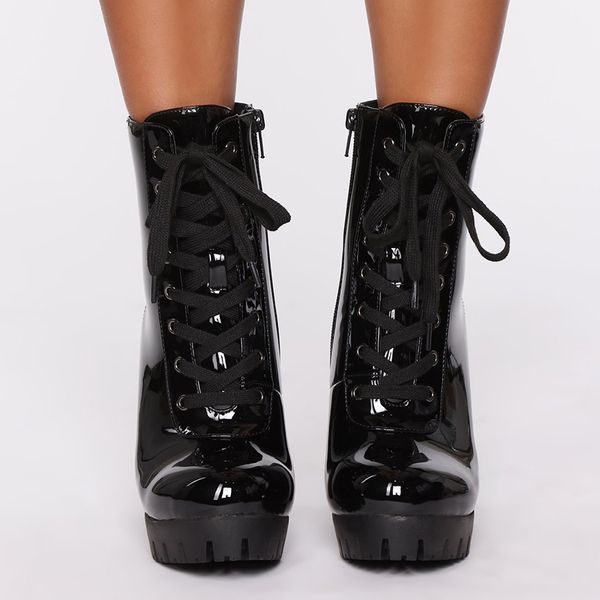 dress shoes perixir design women autumn ankle boots platform chunky heeled gothic lace-up high heel winter bootie ladies shoes. j7ki, Black
dress shoes perixir design women autumn ankle boots platform chunky heeled gothic lace-up high heel winter bootie ladies shoes. j7ki, Black