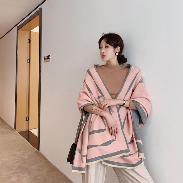scarves luxury bow print winter cashmere scarf women 2021 thick warm shawls and wraps all-match office lady blanket pashmina, Blue;gray
scarves luxury bow print winter cashmere scarf women 2021 thick warm shawls and wraps all-match office lady blanket pashmina, Blue;gray