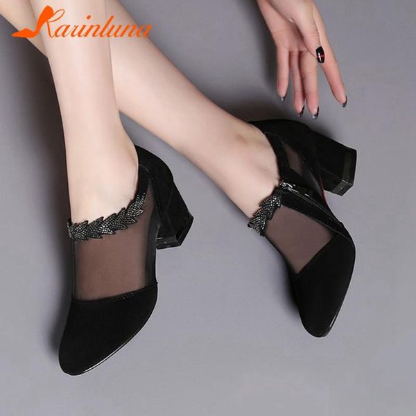 dress shoes karin brand ladies elegant concise pumps spring 2021 women round toe thick med heels zipper woman, Black
dress shoes karin brand ladies elegant concise pumps spring 2021 women round toe thick med heels zipper woman, Black