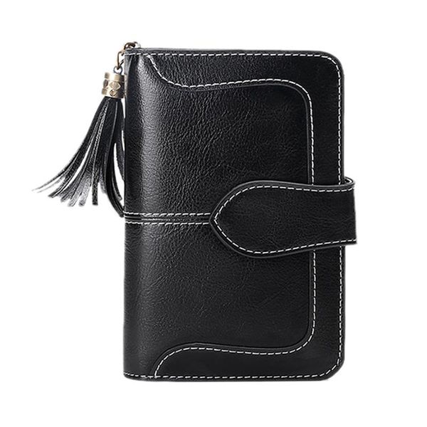 wallets sendefn wallet female small purse pu short women zipper pocket tassel two fold coin mini, Red;black
wallets sendefn wallet female small purse pu short women zipper pocket tassel two fold coin mini, Red;black