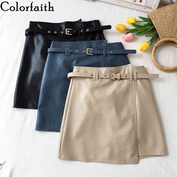 women pu leather skirt autumn winter sweet ladies fashion a-line package hip slit sashes mini sk9806 210427, Black
women pu leather skirt autumn winter sweet ladies fashion a-line package hip slit sashes mini sk9806 210427, Black