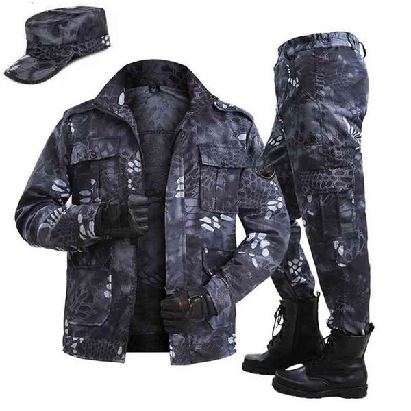 camouflage suit men's spring and autumn youth lapel long sleeve labor protection clothing 210806, Gray
camouflage suit men's spring and autumn youth lapel long sleeve labor protection clothing 210806, Gray