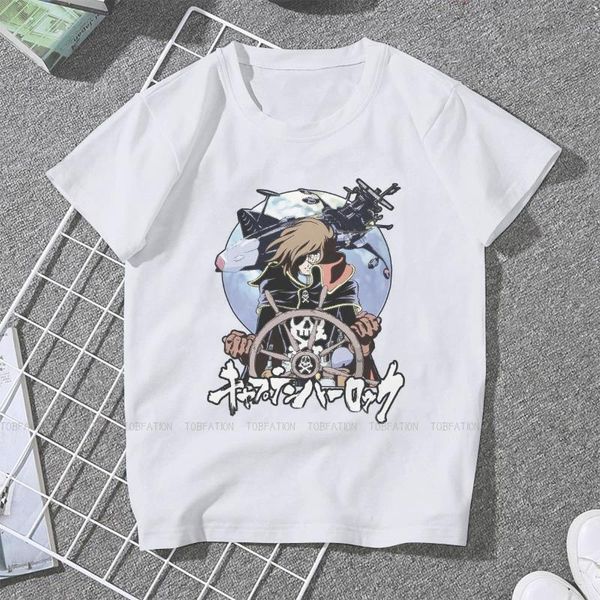 women's t-shirt space pirate female shirts cpatain harlock large vintage women clothes harajuku casual feminine blusas, White
women's t-shirt space pirate female shirts cpatain harlock large vintage women clothes harajuku casual feminine blusas, White