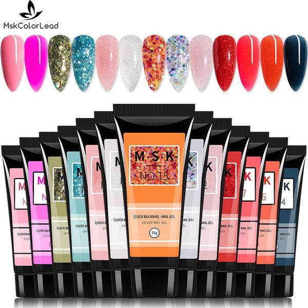 nail gel msk color lead extend jelly poly uv design polish finger builder acrylic art manicure 15g, Red;pink
nail gel msk color lead extend jelly poly uv design polish finger builder acrylic art manicure 15g, Red;pink
