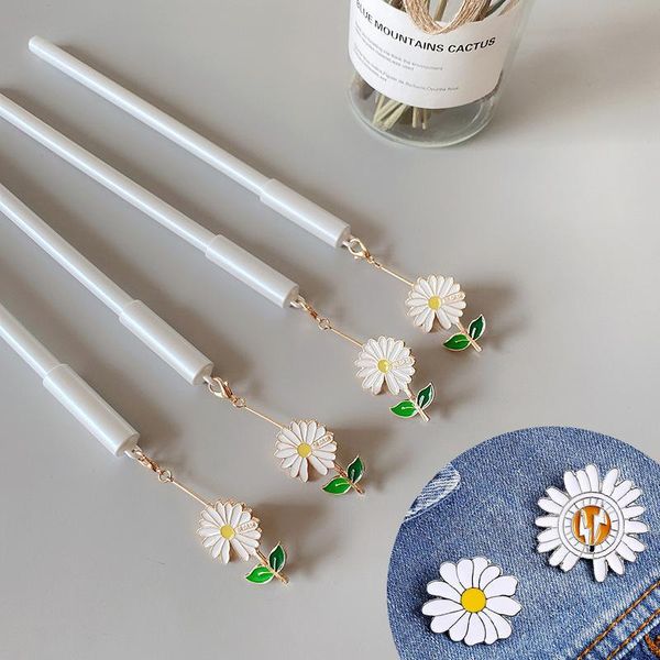 gel pens 24pcs korea white daisy brooch pendant pen dual-use student black simple and lovely creative
gel pens 24pcs korea white daisy brooch pendant pen dual-use student black simple and lovely creative