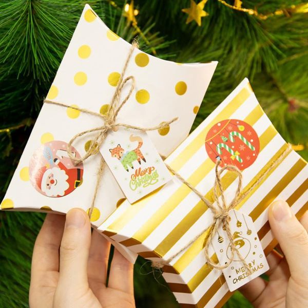 gift wrap 24 sets christmas box bronzing dot striped pillow advent candy festive party supplies
gift wrap 24 sets christmas box bronzing dot striped pillow advent candy festive party supplies