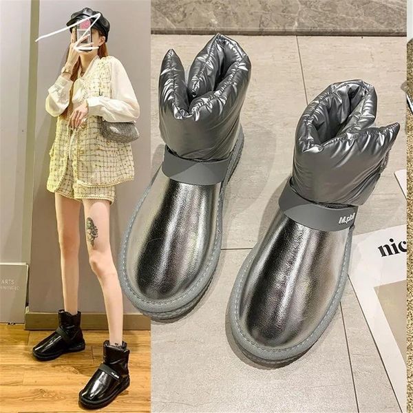 boots snow booties 2022 women's sneakers winter thick sole platform ankle thicken plush warm cotton shoes plus 35-40 silver, Black
boots snow booties 2022 women's sneakers winter thick sole platform ankle thicken plush warm cotton shoes plus 35-40 silver, Black