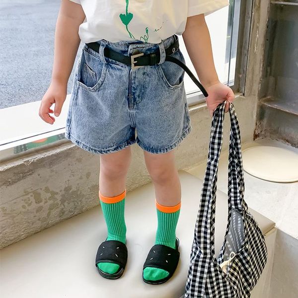 girls shorts kids trousers summer denim blue solid baby girl fashion all match bottoms for 1-6 years, Black
girls shorts kids trousers summer denim blue solid baby girl fashion all match bottoms for 1-6 years, Black