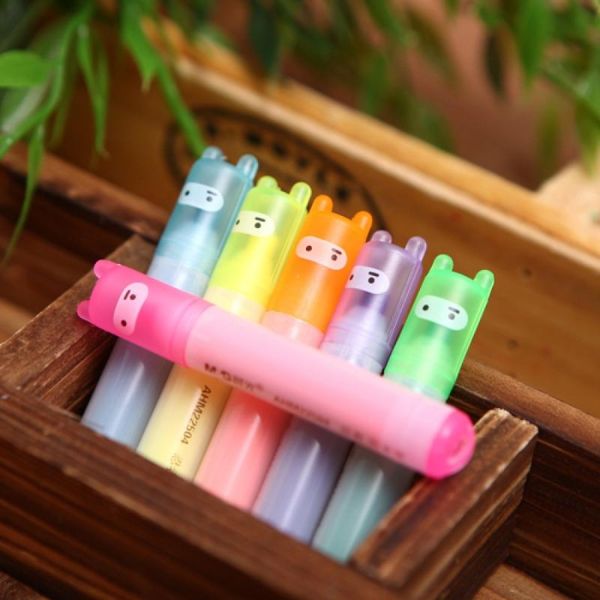 highlighters 6 pcs/lot creative lovely ninja cartoon mini highlighter marking pen painting korean stationery office school supplies, Black;red
highlighters 6 pcs/lot creative lovely ninja cartoon mini highlighter marking pen painting korean stationery office school supplies, Black;red